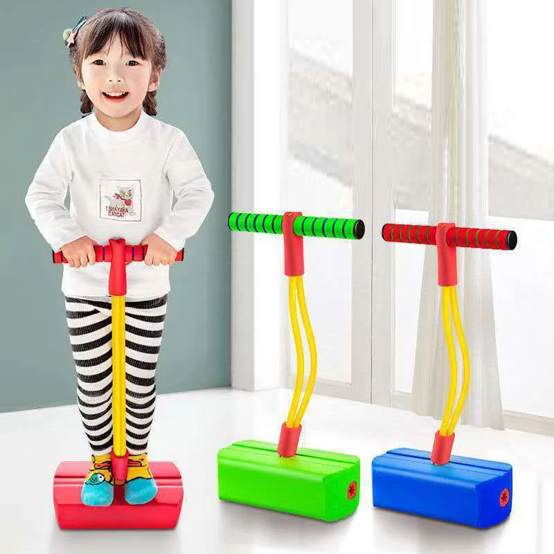 

Kids Sports Games Toy Pogo Stick Jumper Indoor Outdoor Playset Frog Jump Pole for Boy Girl Fun Fitness Equipment Sensory Toy