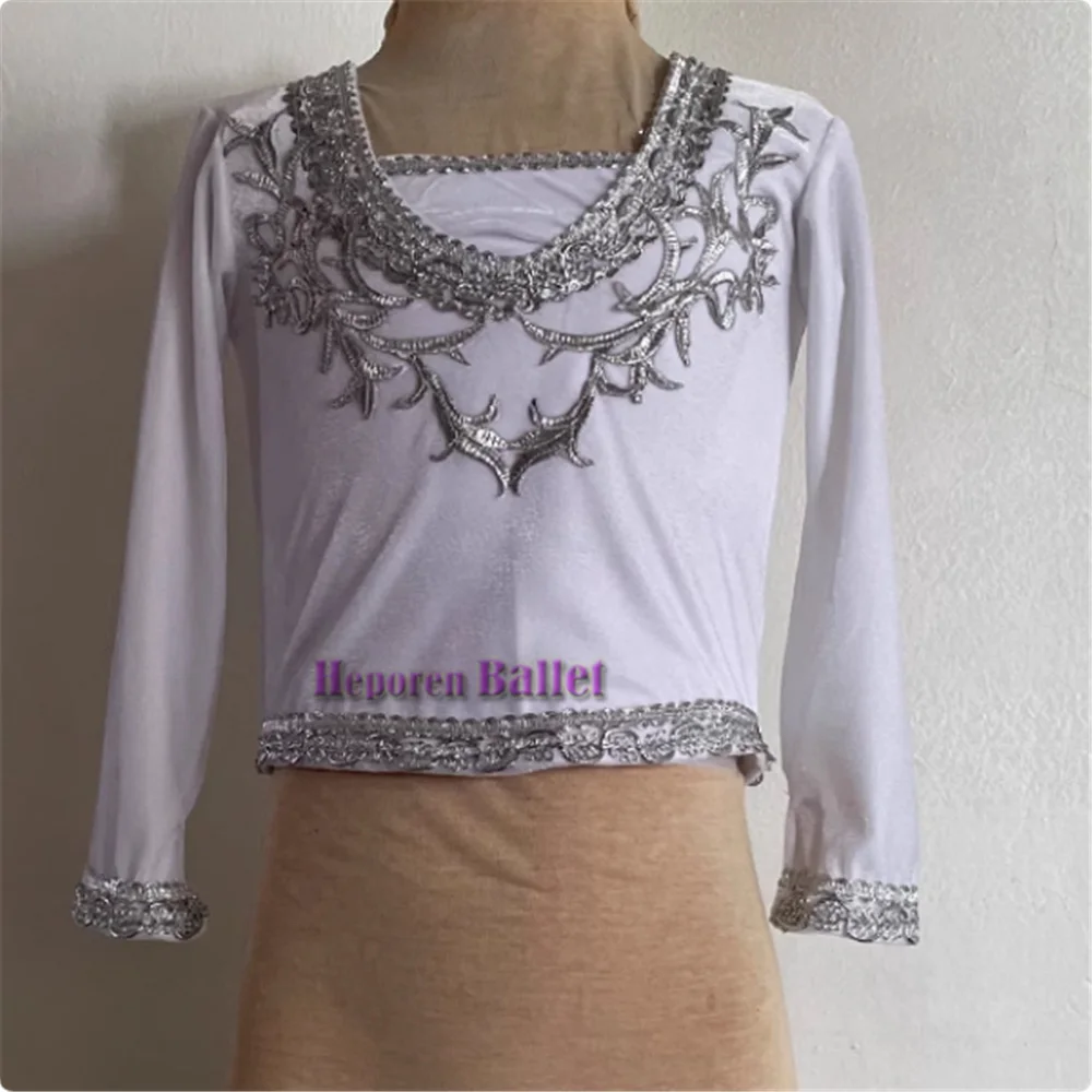 

Men's Ballet Prince Jacket With Comfortable Velvet, Boys' Ballet Dance Performance Uniform Training Shirt