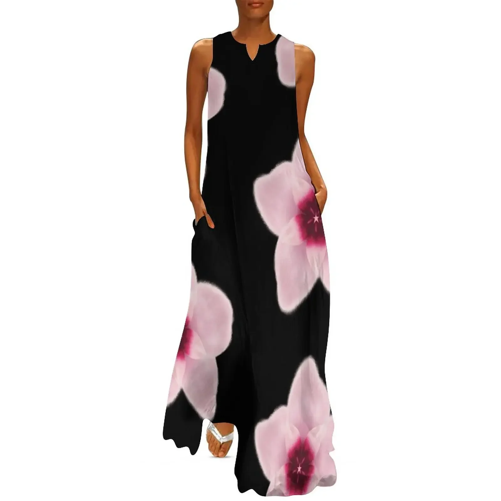 Hoya Carnosa Flower, который приносит удачу, длинное платье, женское платье на лето 2020, платья для выпускного вечера 2025, вечерние платья, платье