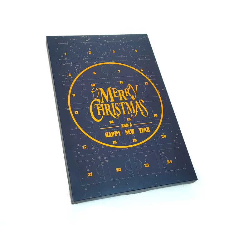 Customized query24 Empty Ready to Ship Advent Calendar Box for Gift Packaging
