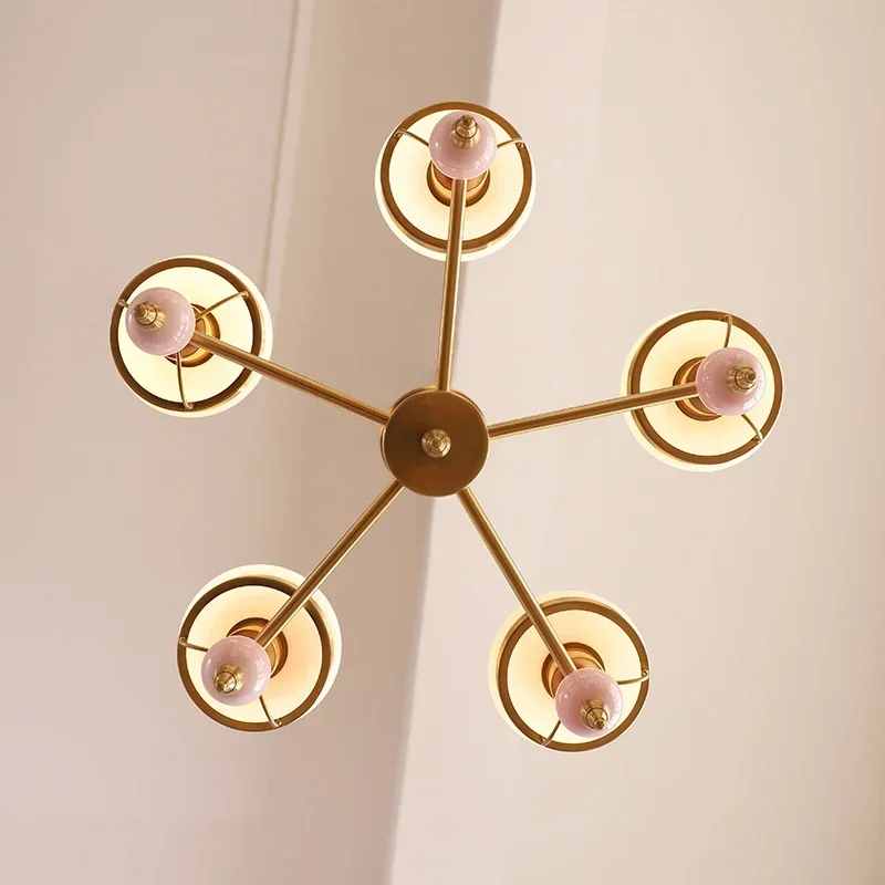 SANDYHA Modern Creative Designer LED Pendant Light French Classical Bedroom Lighting Suitable For Living Room Restaurant Study