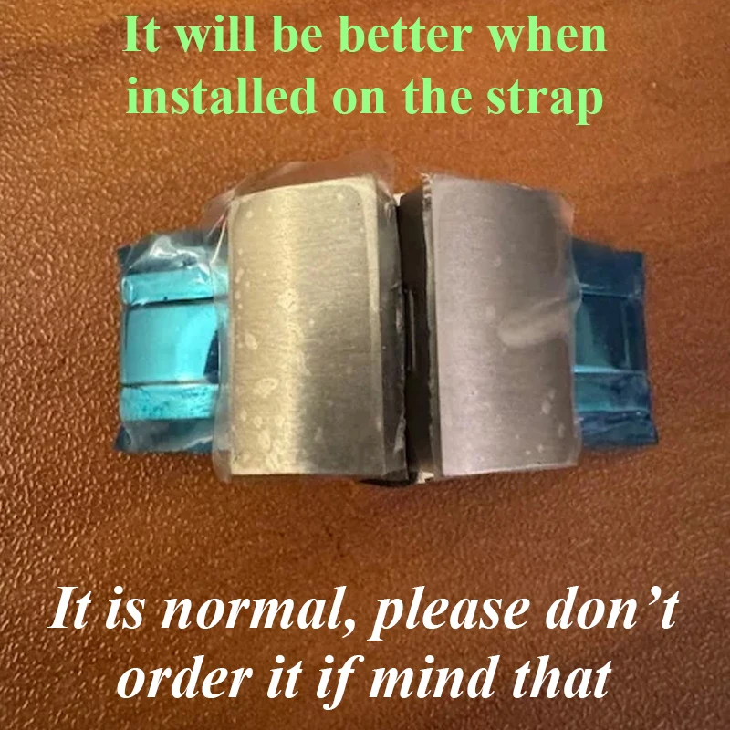 16mm 18mm 20mm 22mm Watch Clasp Folding Buckle Solid Stainless Steel Men Women Watch Buckle Double Click Butterfly Watch Button