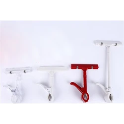 Pop Sign Clip Price Tag Display Clamp Name Card Clip Note Memo Photo Clip Shelf Talker Label Holder Black Promotion Label Clip