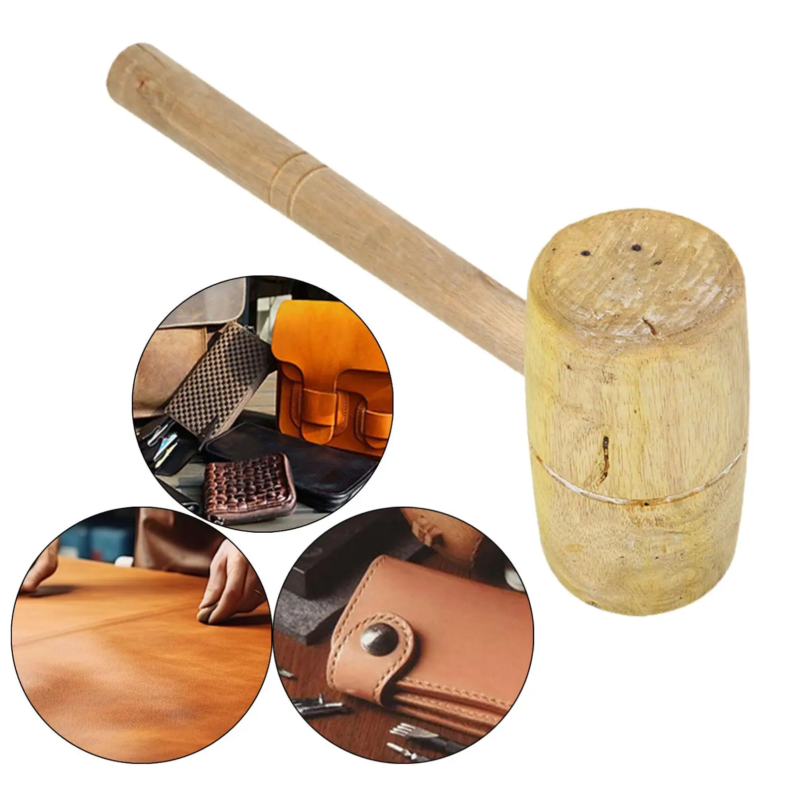 

Carpenter’s Wooden Mallet Solid Construction Mini Mallet Wood Tool for Professional Crafts and DIY Engraving Tasks