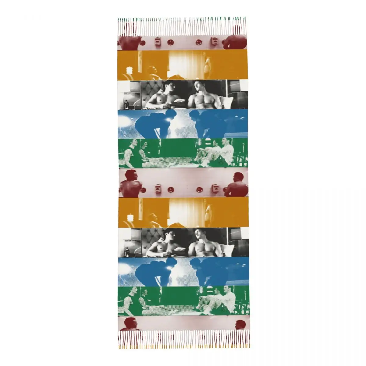 Womens Scarf with Tassel Shane Hollander & Ilya Rozanov Long Soft Shawl and Wrap Heated Rivalry Daily Wear Pashmina Scarves