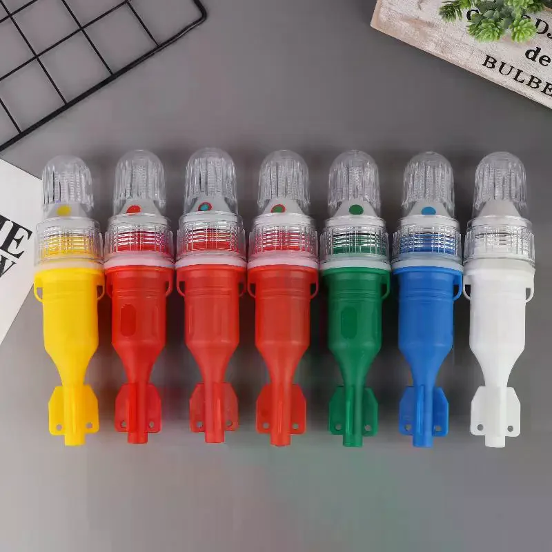 Marine Signal Licht Wasserdichte LED Angeln Licht Fischerei Doppel Flash Lampe Boje Signal Licht Wasserdichte Net Flash Warnlicht