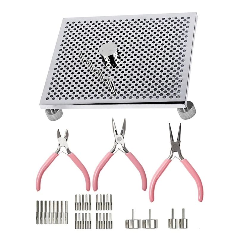 

Wire Coiling Tool Coiling Board and Plier Professional Wire Wrapping Supplies Beading Looping Shaping Wire Accessory