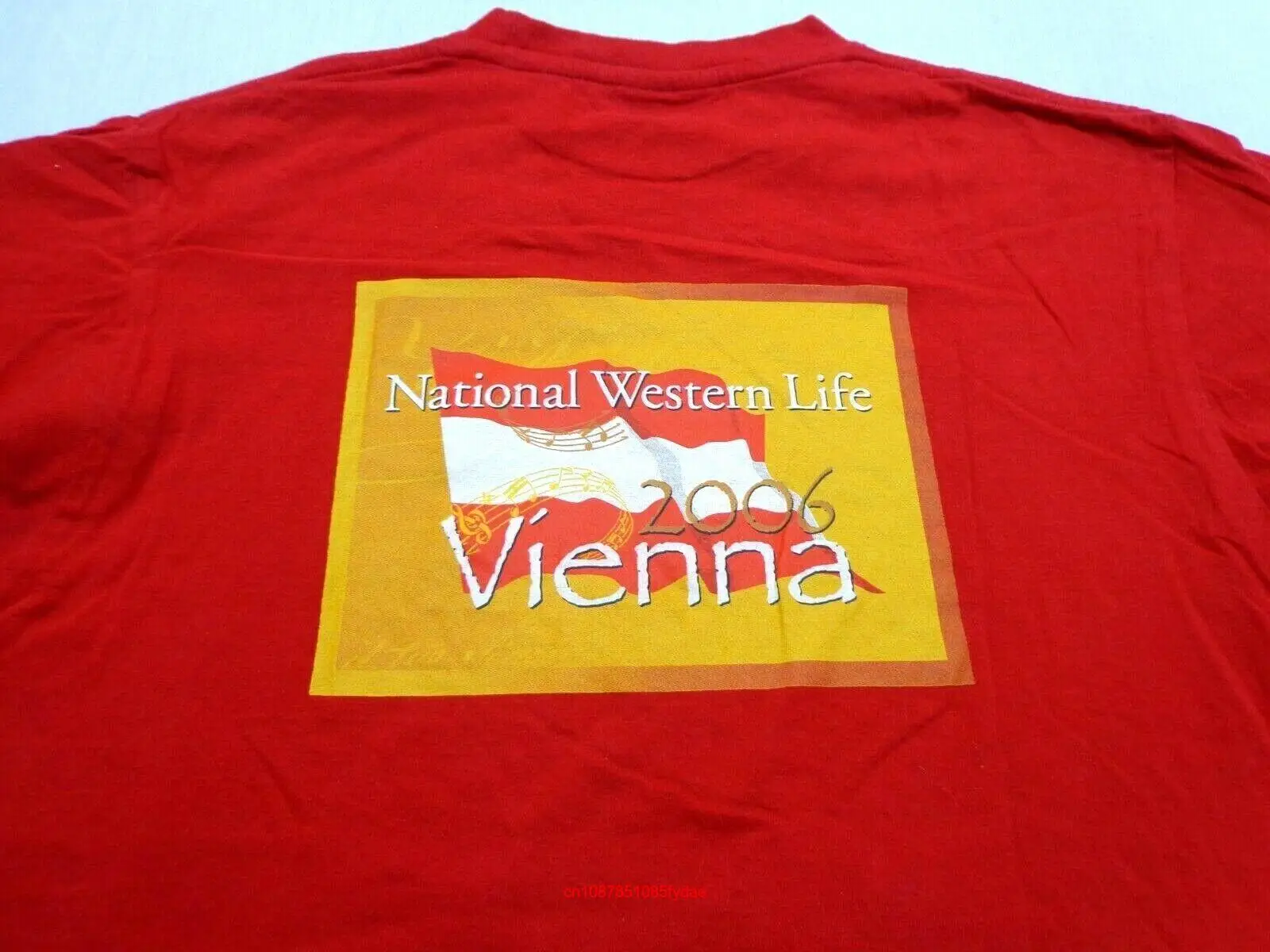 Slazenger 2006 Vienna National Western Life Red T Shirt Size Small long or short sleeves