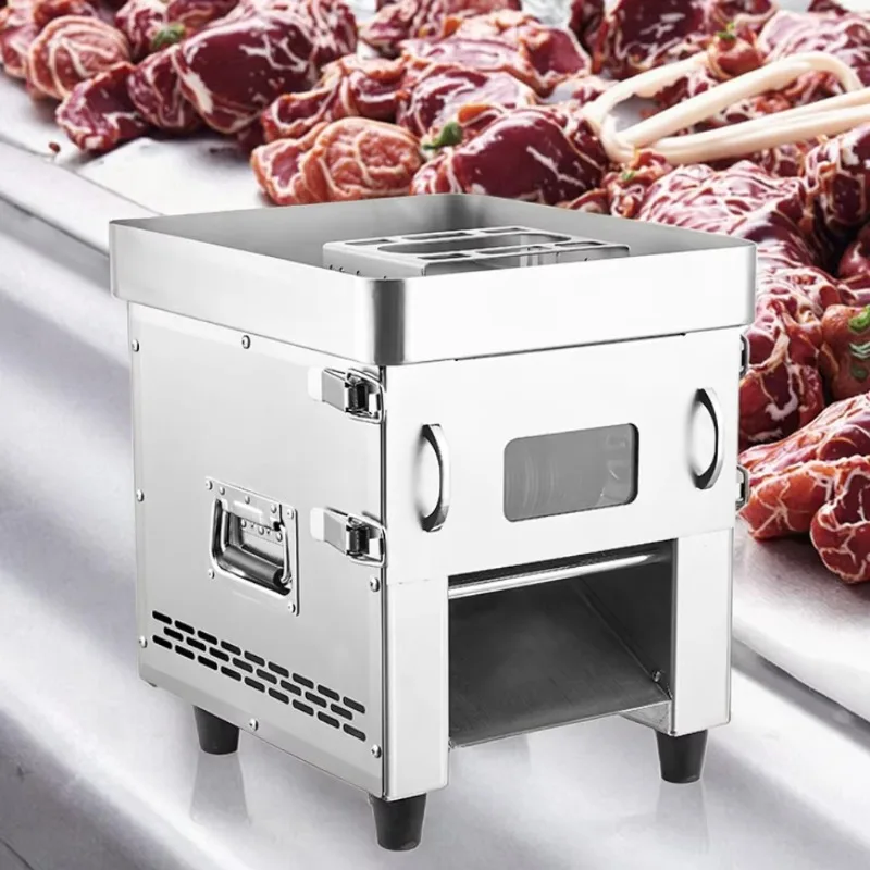 새로운 상업용 고기 절단기 전기 수동 스테인리스 스틸 데스크탑 분쇄기 다기능 채소 및 과일 고기 분쇄기