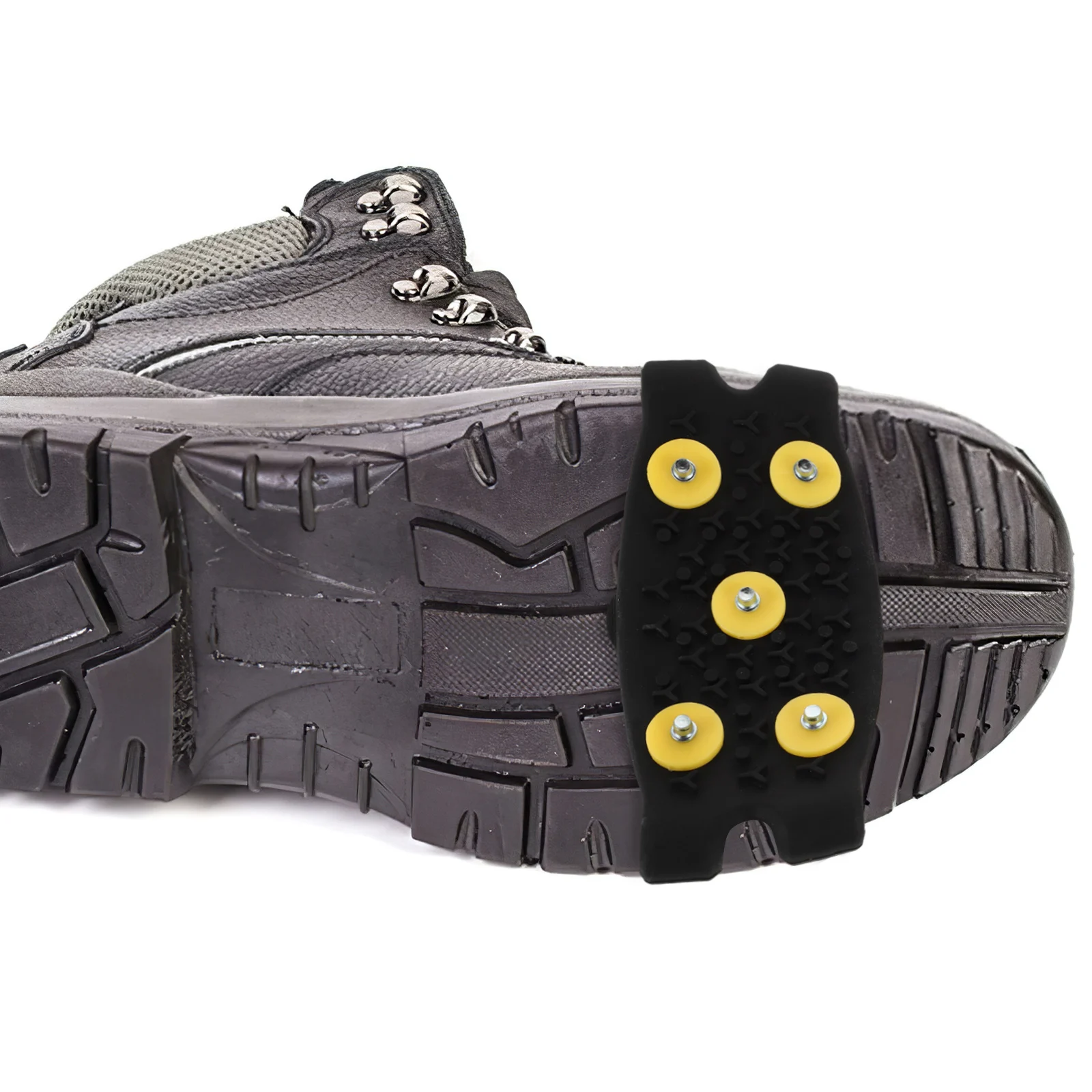 

Anti-slip Crampons for Hiking Boots Men Epoxy Shoes Spikes Women Ice Claws Skid Falling Cleats Traction Clear Snow