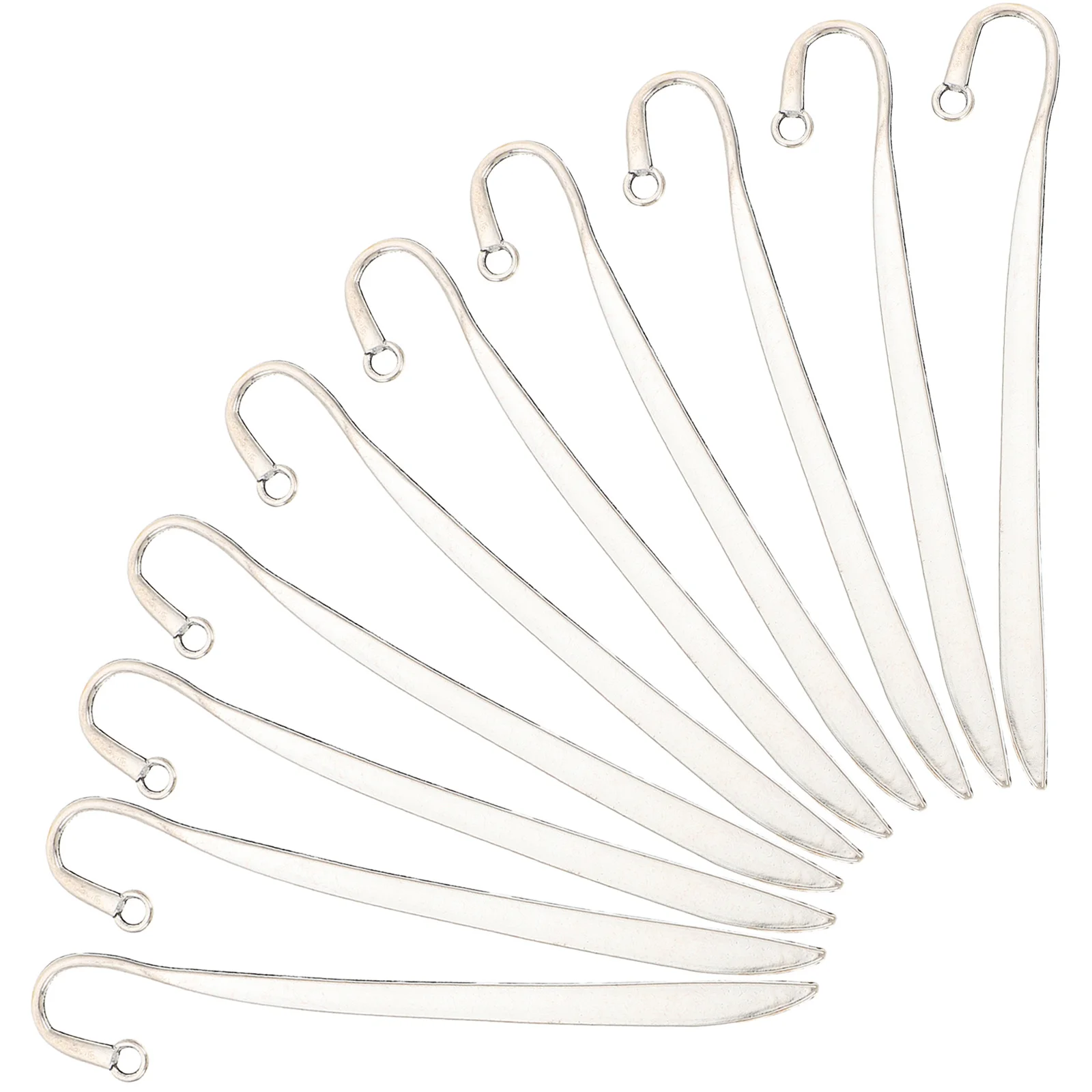

10pcs Alloy Jewelry Charms Craft Supplies For Diy Bookmark Hairpin Pendant Making Accessories Rust-Resistant Polished