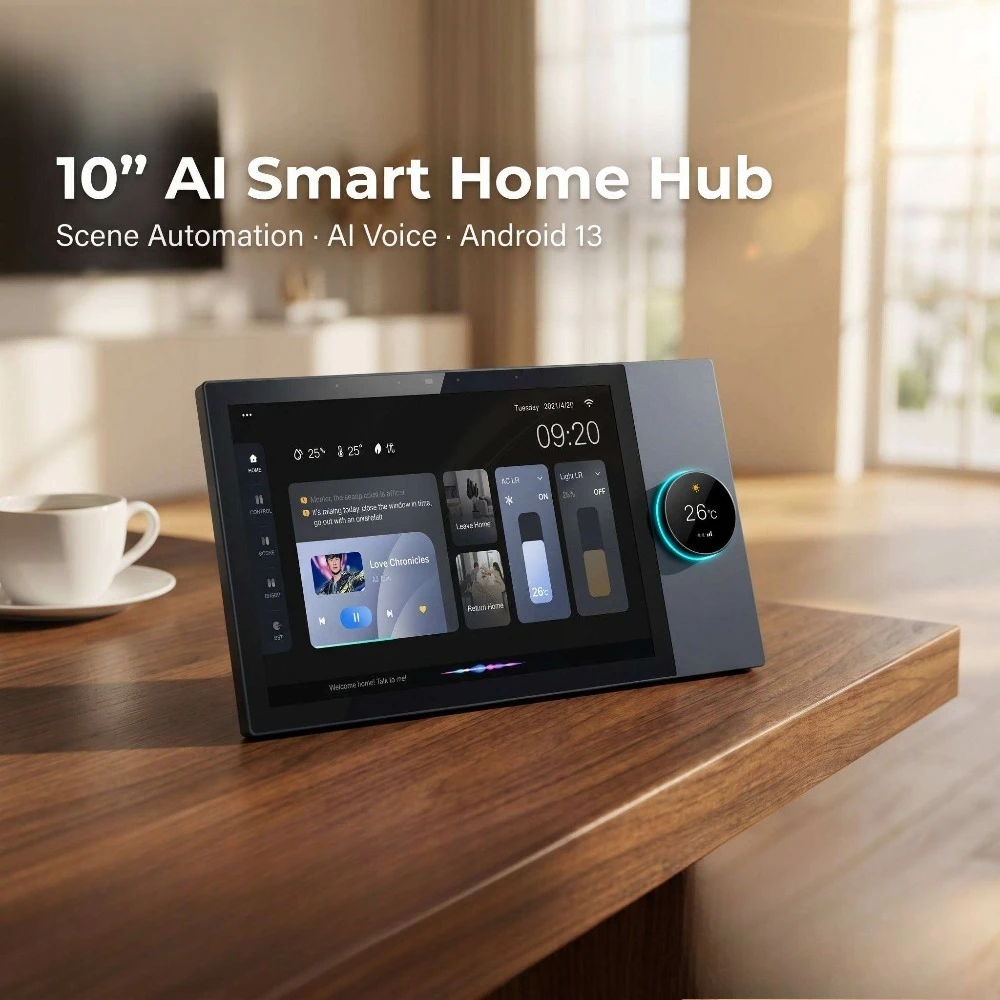 Ziggbe Central Control Knob Presses The Second Partition To Control The Whole House Smart Background Music Host Home