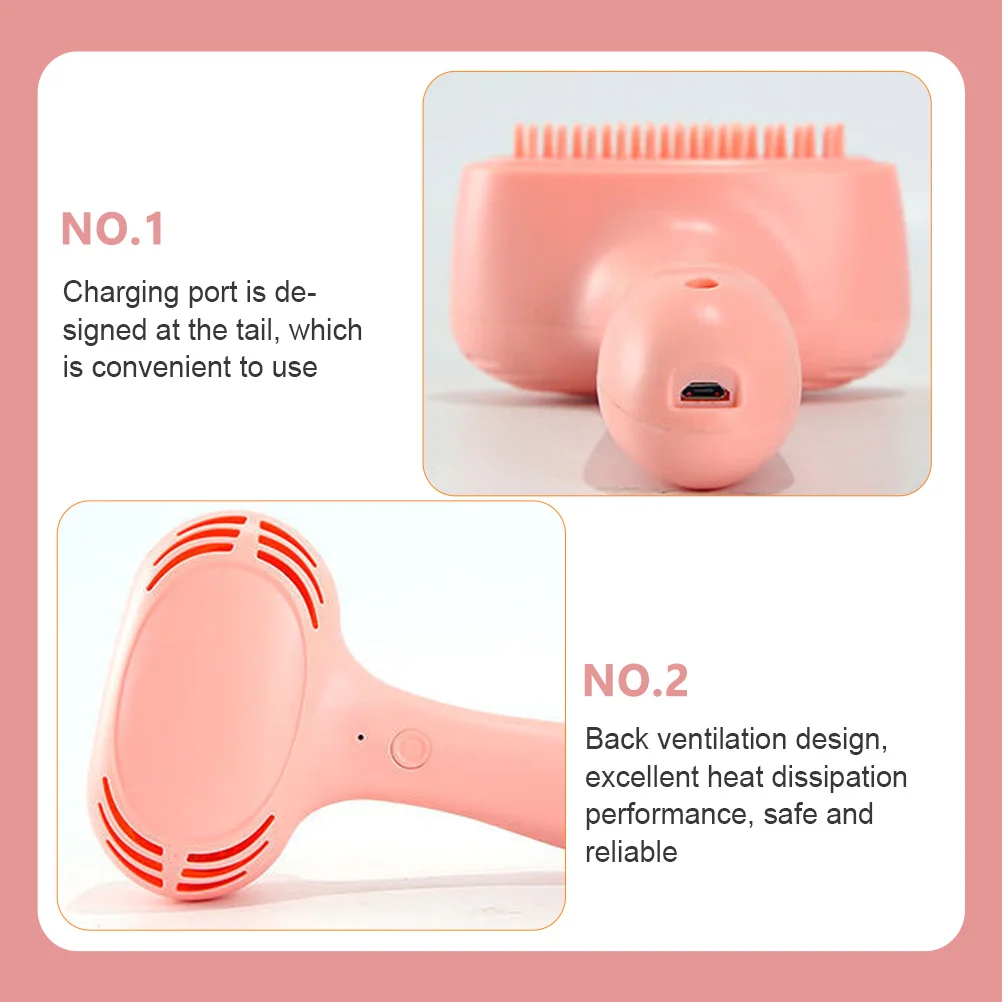 

Pet Grooming Comb Electric Cat Hair Brush Ergonomic Handheld Portable Pet Hair Removing Comb Dog Shedding Grooming Tool