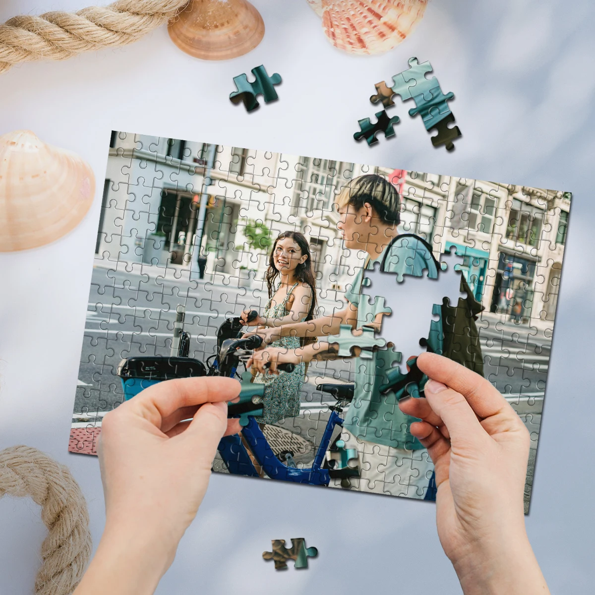 35/300/500/1062pcs Personalized Custom Photo Puzzle couple Picture Gift Personalized Puzzle Family Photo Puzzle