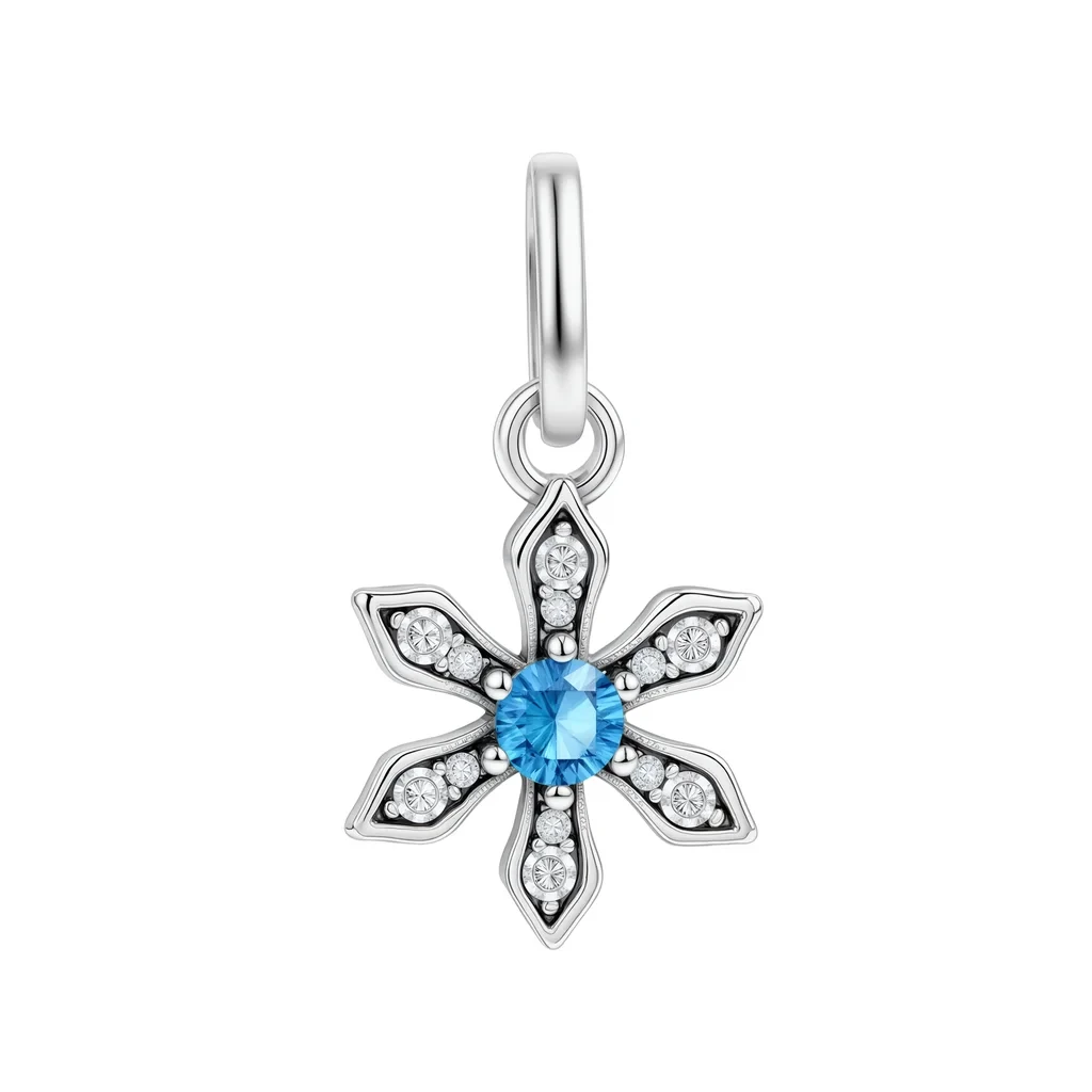 2026 New Hot Sale Original 925 Sterling Silver Snowflake Ladybug Heart Pendant DIY Charms Bracelet Accessories Jewelry Surprise