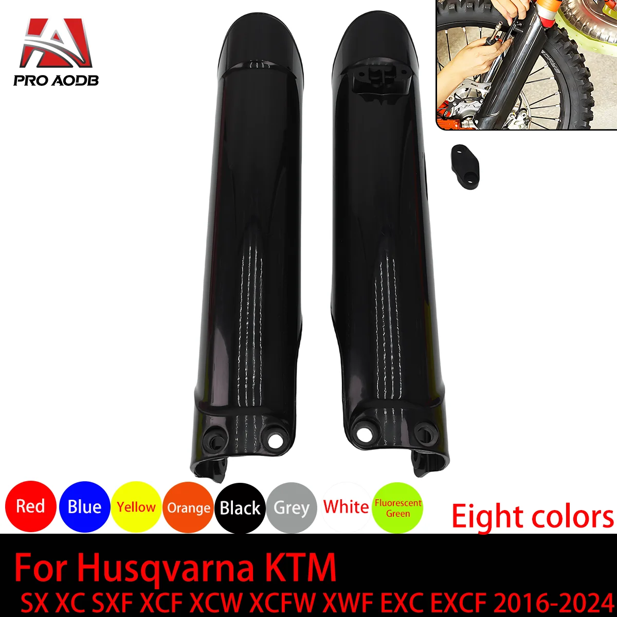 

Motorcycle Fork Protection Shock Absorber Guard Cover Parts For KTM GasGas Husqvarna 125-501 TE FE TX FX TC FC 2016-2023 Moto