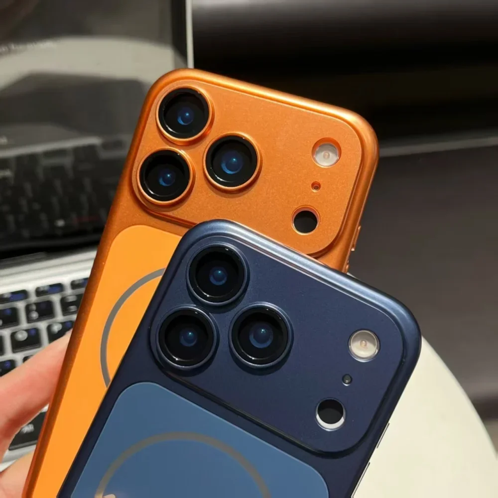 Werde sofort 18 17 – Schlanke, metallische, magnetische Hülle für iPhone 18 17 16 15 14 13 Pro Max, kompatibel mit MagSafe, stoßfeste, harte Abdeckung. – Detail 11
