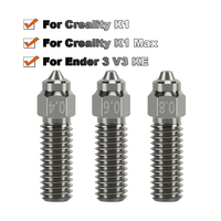 New MY Nozzle For Creality K1 /Max /For Ender 3 V3 KE Bimetal Plated Copper Hardened Steel Wear-Resistance Nozzles 3D Printer