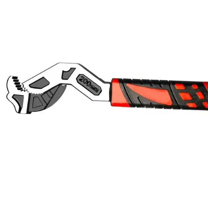 Self Locking Pipe Wrench 6-12 Inch Self Adjusting Forged Steel For Plumbing Nut Screw Repair Hand Tool
