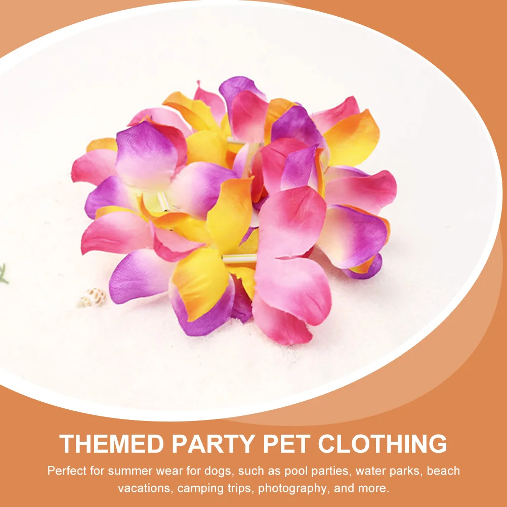 

Dog Hats Pet Clothing Puppy Hat Garland Fabric Straw Hats for Little Dogs Vacation Photoshoot Summer Wear Pet Accessories Dog