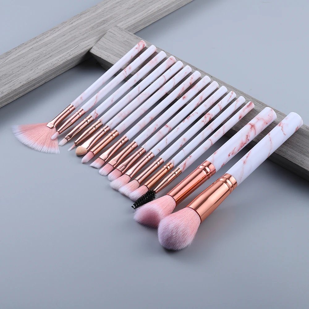 KOSMETYKI 5-15Pcs Makeup Brushes Tool Set Cosmetic Powder Eye Shadow Foundation Blush Blending Beauty Make Up Brush Maquiagem