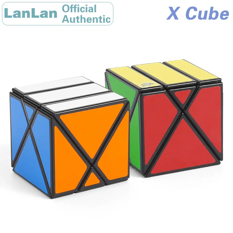 2szt LanLan XCube Magic Cube X-Cube Professional Neo Speed Puzzle Antystresowe Zabawki Edukacyjne Dla Dzieci