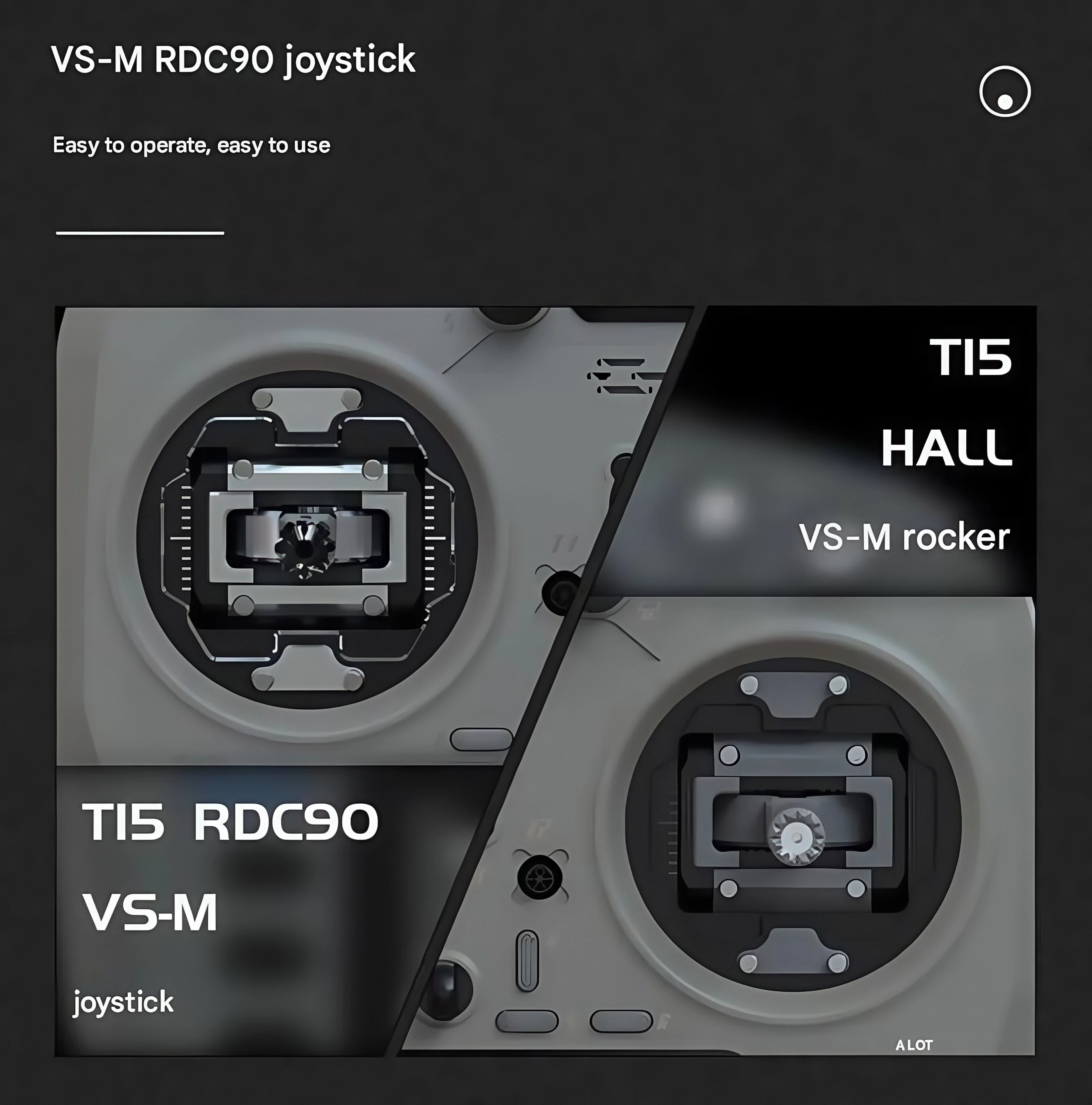 Jumper T15 remote control color screen Chinese HALL RDC 1W 2.4G long-distance FPV transmitter flying across the drone