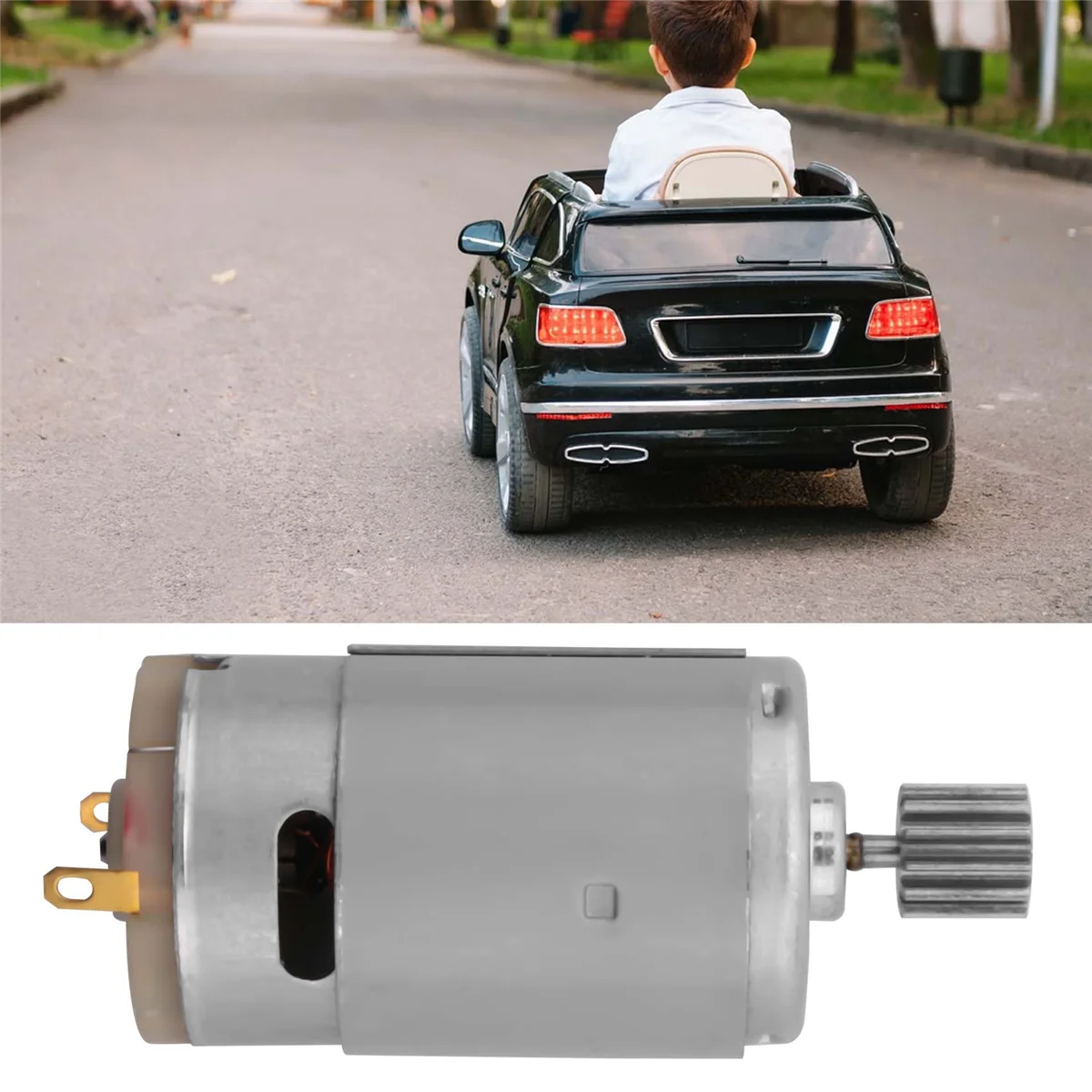 RS390 Motor listrik 6V อเนกประสงค์390 18000รอบต่อนาทีอุปกรณ์เสริมเครื่องยนต์ขับเคลื่อนมอเตอร์สำหรับเด็ก