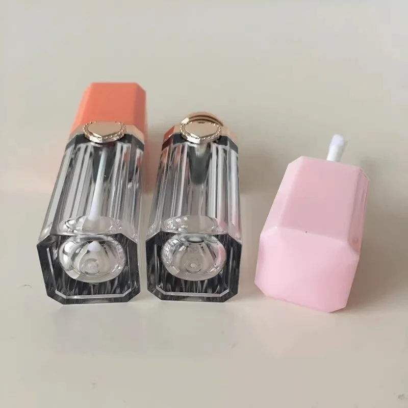 10/30/50pcs vide 9ml haut de gamme Orange carré brillant à lèvres Tube bricolage liquide rouge à lèvres Tube huile pour les lèvres bouteille cosmétique conteneur outil