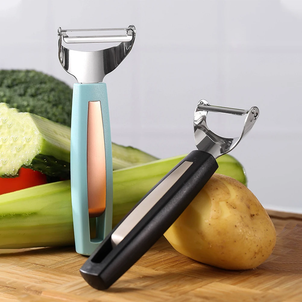 

Stainless Steel Vegetable Fruit Peeler Kitchen Tool Paring Device Potato Scraper PP Material Practical Long Term Use