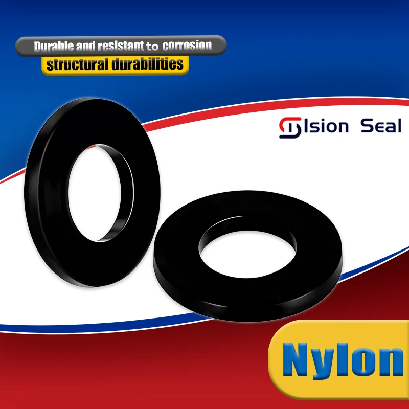 

Nylon Flat Washer M2 M2.5 M3 M4 M5 M6 M8 M10 M12 M14 M16 M18 M20 Black White Plastic Sealing Hard Washers Insulation Gasket Ring