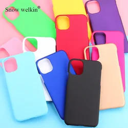 For iPhone 14 16E Rubberized Matte Hard Plastic Back Case For Apple iPhone 17 11 12 13 15 16 mini Pro Max Air Plus Phone Cover