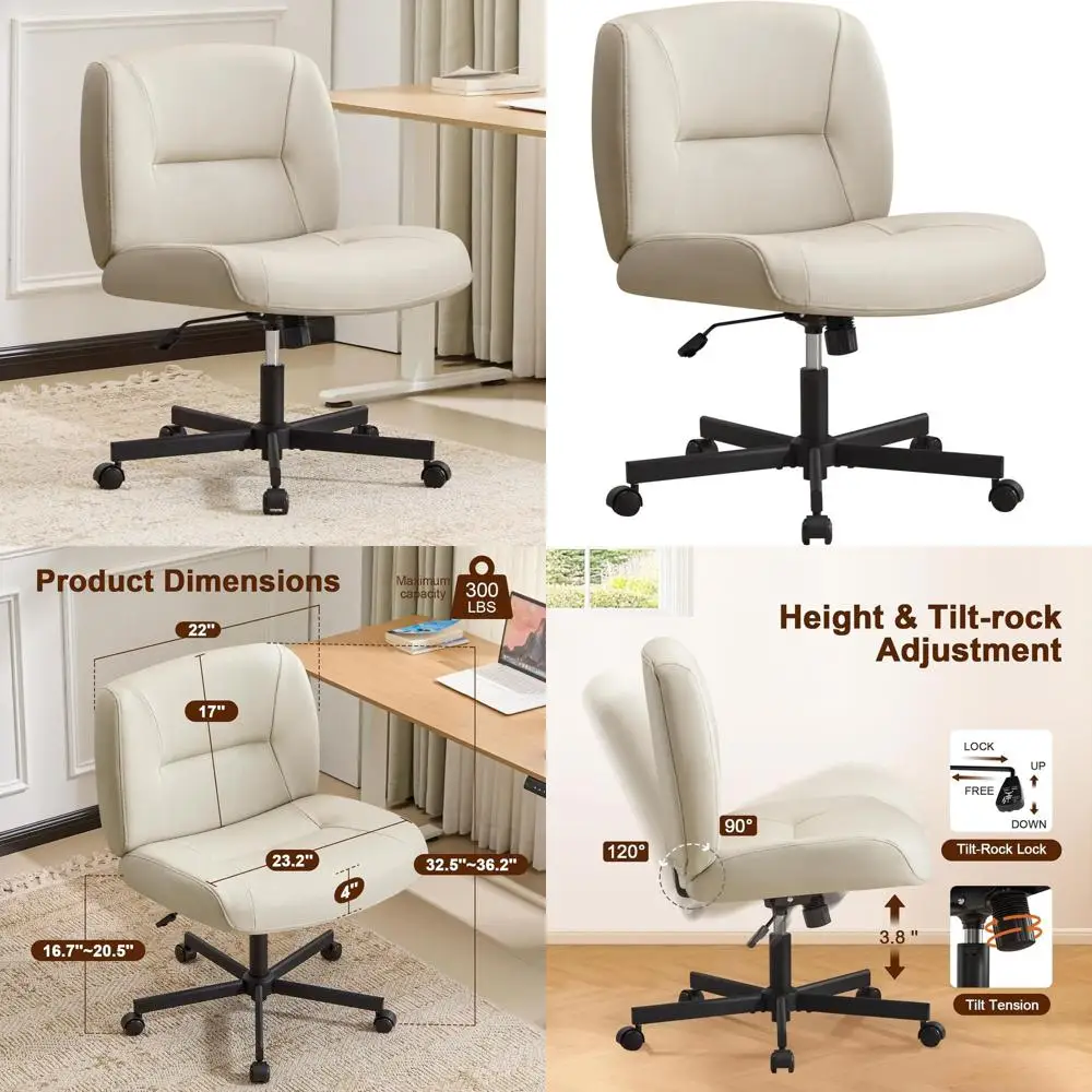 

Поворотное настольное кресло с регулируемой высотой и колесиками, серое эргономичное кресло из полиуретана со средней спинкой для домашнего и офисного использования