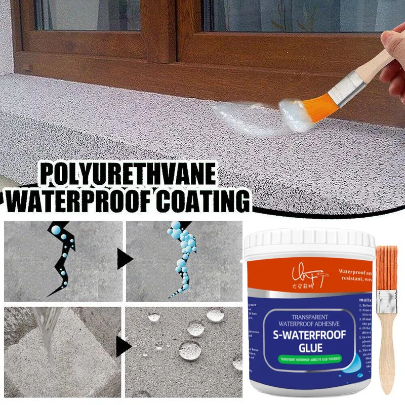 Invisible Waterproof Agent Kitchen exterior transparent wearresistant roof waterproofing adhesive Bathroom Repair Tools