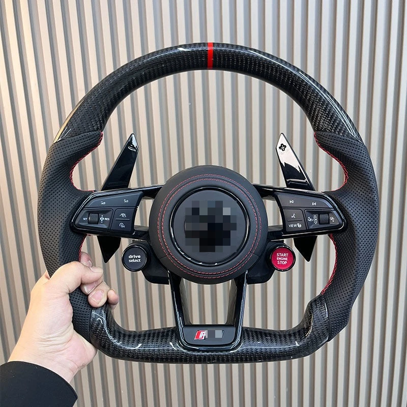 

Рулевые колеса из углеродного волокна для Volkswagen VW Golf 7 MK7 Golf7.5 ID5 ID6 ID7 GTI GTR Аксессуары для рулевых колес по индивидуальному заказу