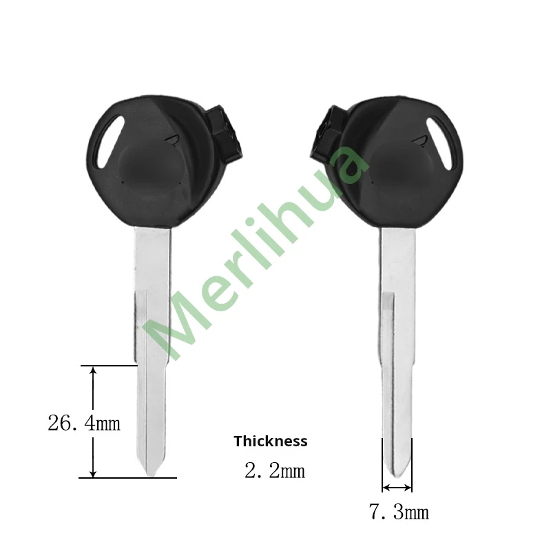 Wuyang Honda motorcycle key, suitable for: Honda Jiaying/Xindazhou Wuyang/WH100/Joy/125CC motorcycle key blank(including magnet)