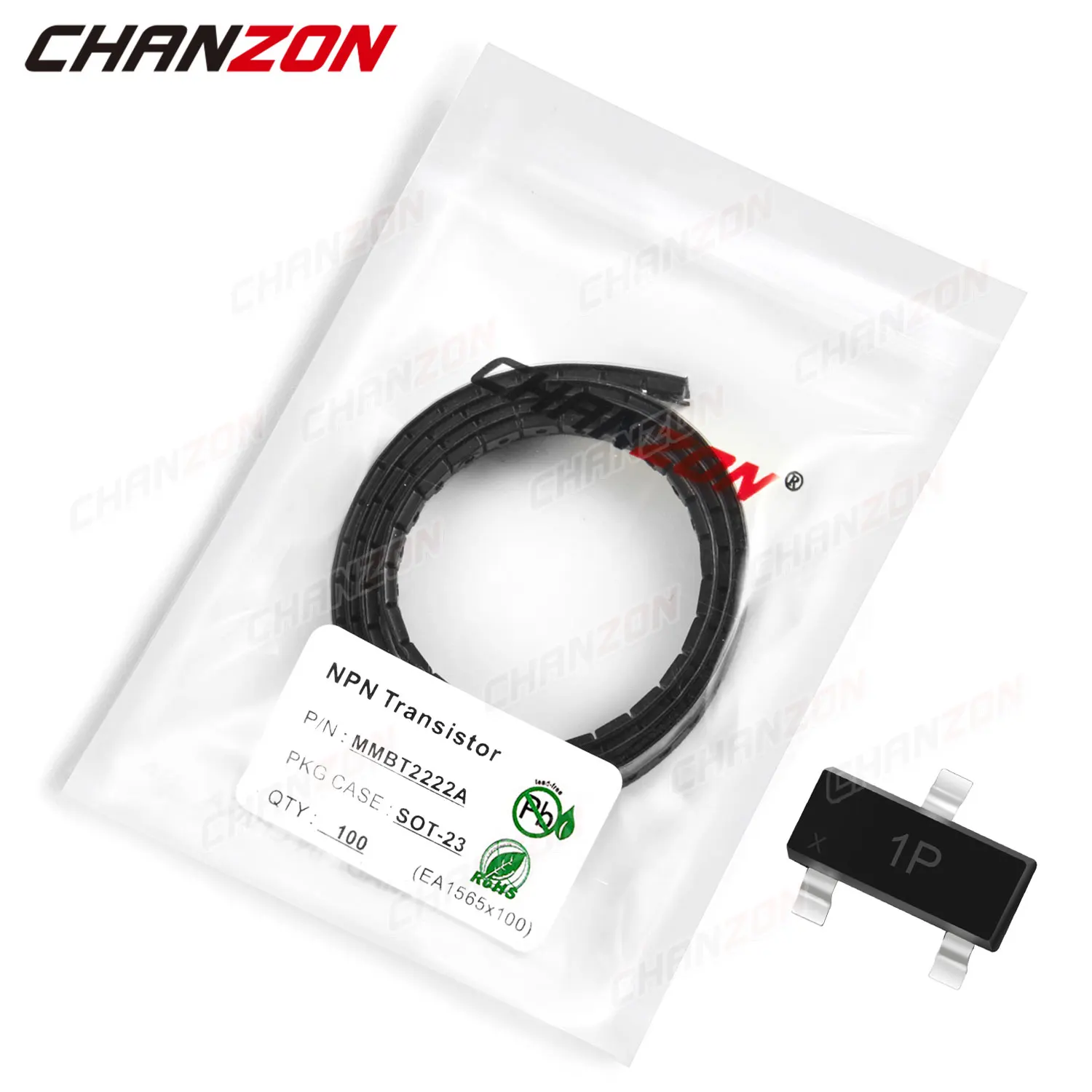 100Pcs MMBT2222A SO…