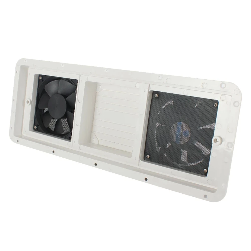 RV Side-Mounted Air Outlet Cover RV Radiator Exhaust Fan RV Dust-Proof Vents for RV Trailers Caravans