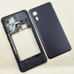 Middle Frame Plate+Battery Cover Back Case For Samsung Galaxy Xcover 5 G525 G525F Repair Parts Housing Cover