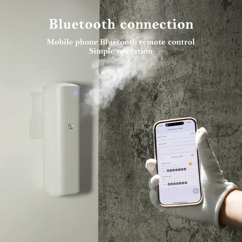 Namste-Diffuseur de parfum électrique, supporter ficateur d'air mural, désodorisant domestique, contrôle par machine Bluetooth, capacité de 100ml, 300 m3