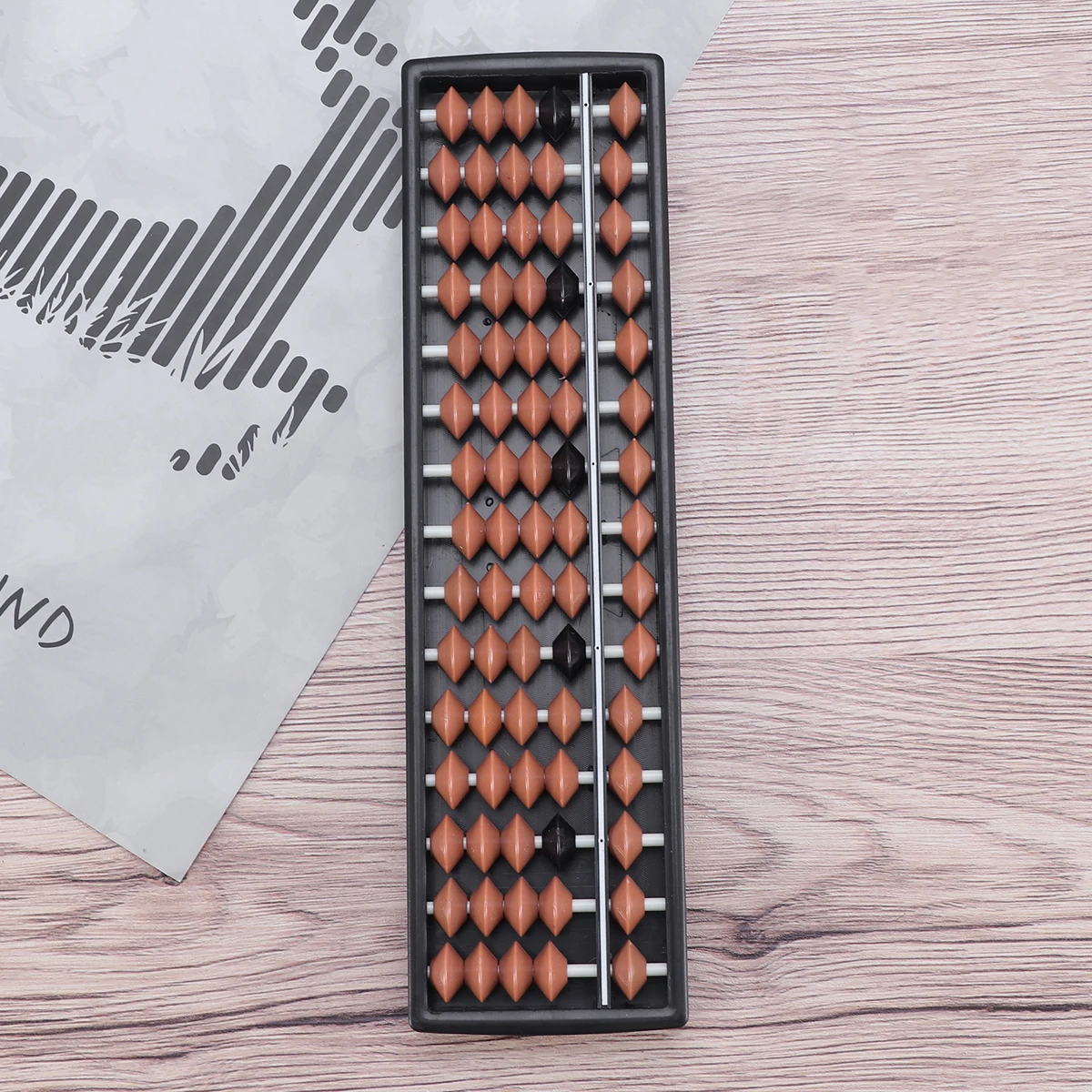 

15 Digits Plastic Abacus Arithmetic Math Learning Aid Calculating Tool Early Education Teaching Tool Office Calculator