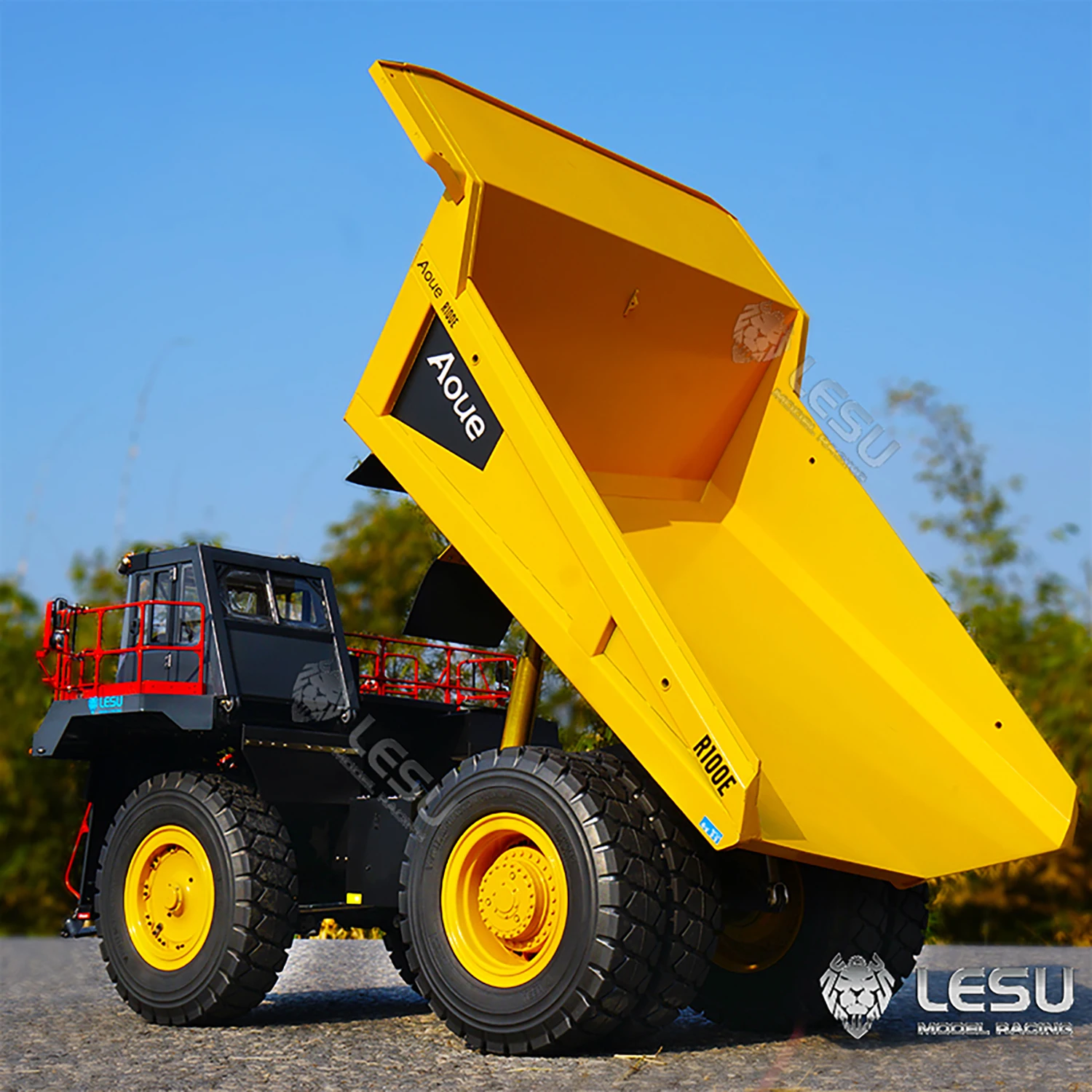 LESU RC Mining Car 1/16 Metal Tramcar Hydraulic RC Dumper Truck Electric Tipper Car Electric Construction Vehicles TH19794-SMT1