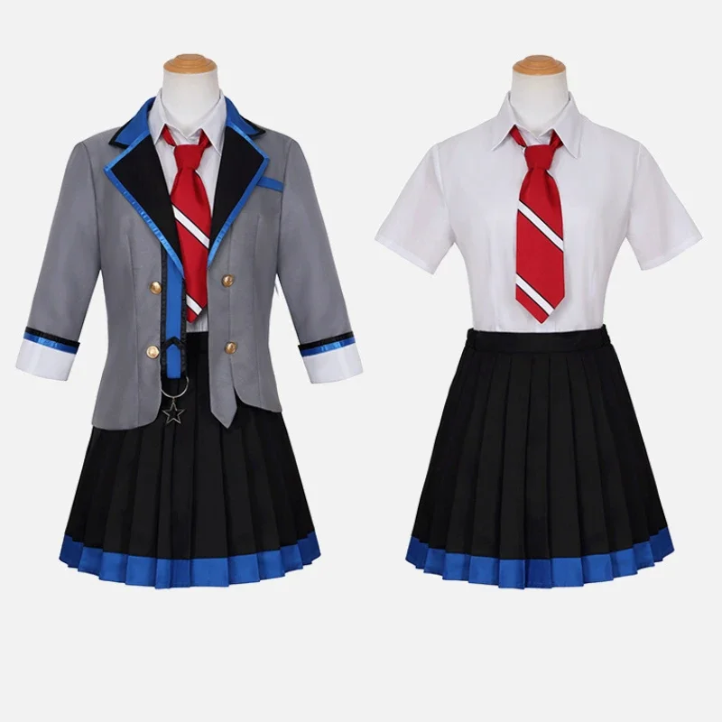 Proyecto de juego Sekai colorido escenario Leo necesita disfraz de Cosplay Mochizuki Honami Tenma Saki Hinomori Shiho mujeres adultas JK traje de falda