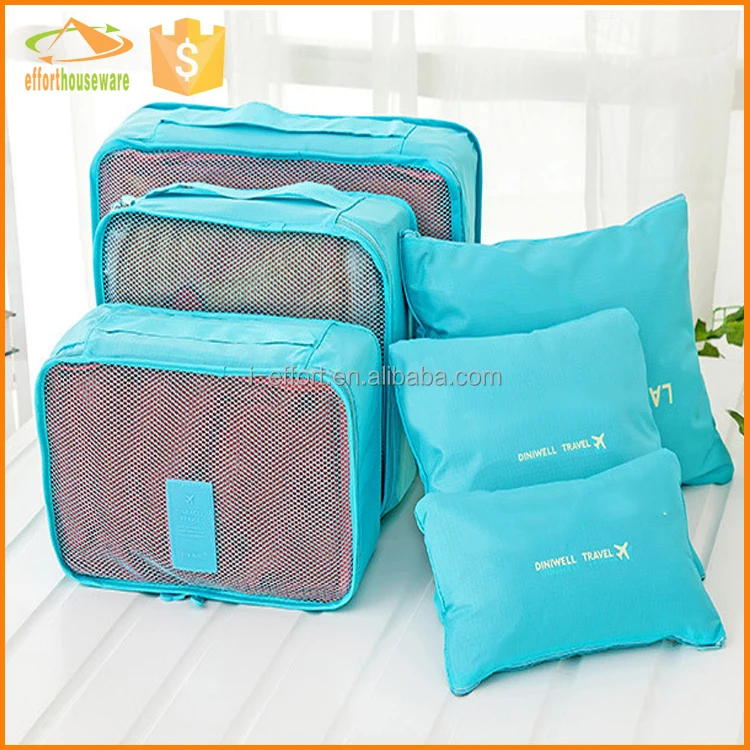 Cosmetic Bag Set Portable Travel Storage Organizer Bag Convenient On-the-Go Makeup Pouch for Toiletries Essentials