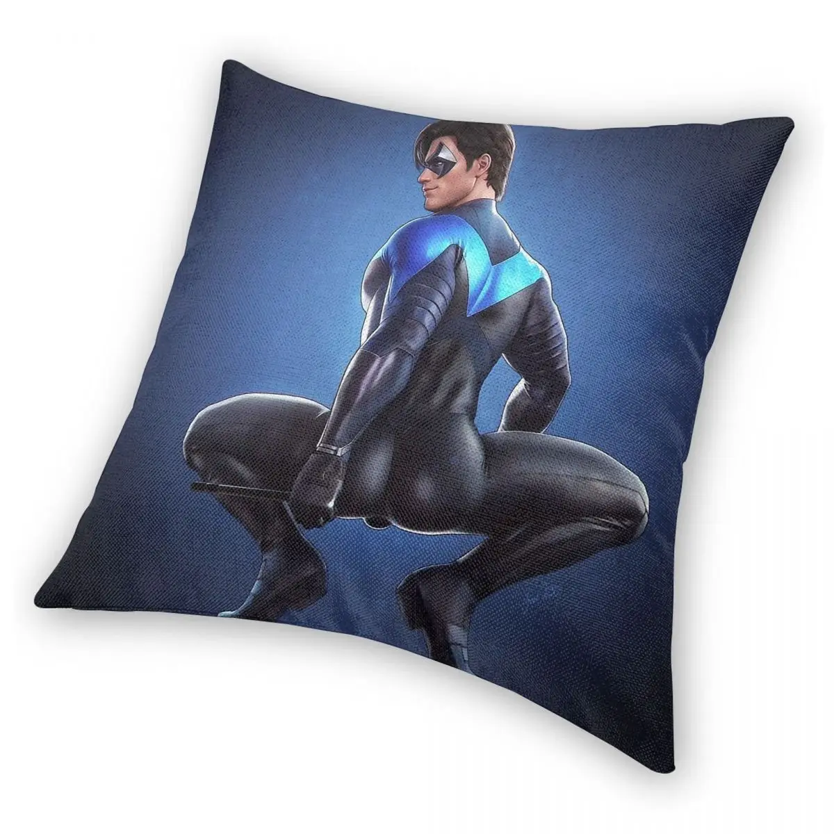 Nightwing Dick Grayson Pillowcase Polyester Linen Velvet Pattern Zip Decor Pillow Case Home Cushion Cover Wholesale view 6