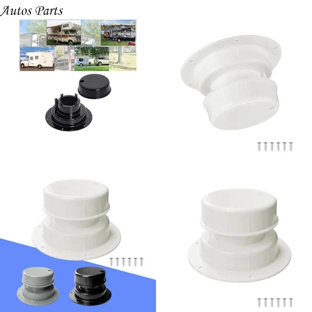 57BA Easy Installs Trailer Vent Pipe Lid Drain Vent Caps for Enhances Air Circulation