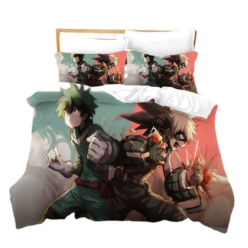 

My Hero Academia 3D Printed Duvet Case Pillowcase Bedding Set Twin Full King For Kids Adults Bedroom