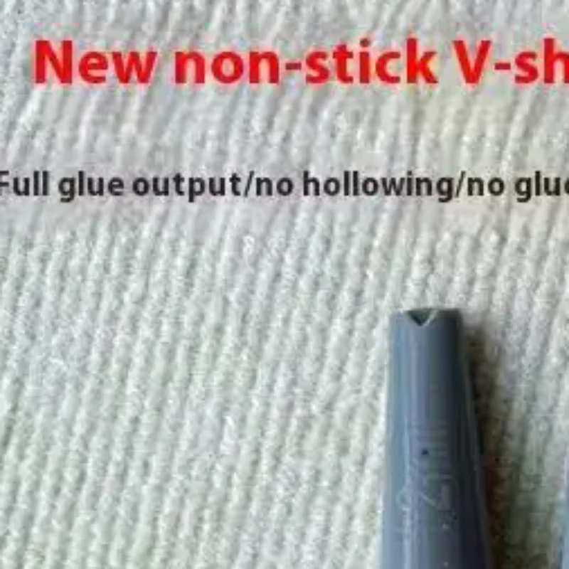 

15 шт., комплект наконечников для герметика, сменные насадки с соединительными основаниями для стеклянных дверей ванной комнаты, V-образная насадка для склеивания