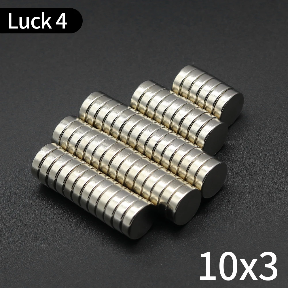 5/10/20/50/100Pcs Okrągły magnes 10x3mm Mini magnes neodymowy N35 Stały NdFeB Super mocne, mocne magnesy imans