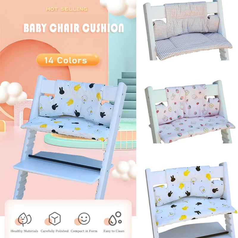 

Household Baby Dining Chair Cushion Printed Waterproof and Cleanable Urine-proof Cushion Child Growth Seat Chair Cushion ﻿New